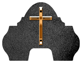 DARAY-L-510-CP-SH-BK Copper Single Cross Shimmer Black